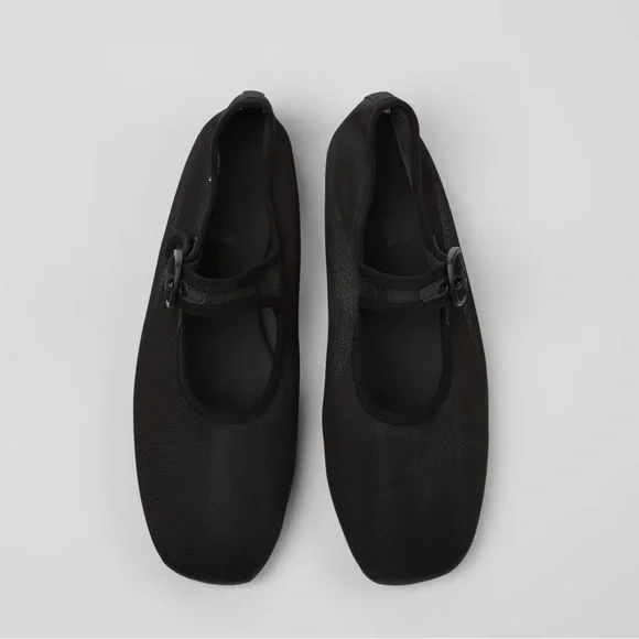Camper Casi Myra Mesh Ballet Flats in Black Size 38 EU 7.5 US - Picture 5 of 5